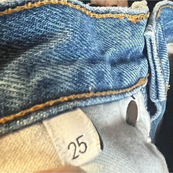 Boyish Billy High Rise Tapered Leg Denim Jeans Starman Distressed - Picture 11 of 11